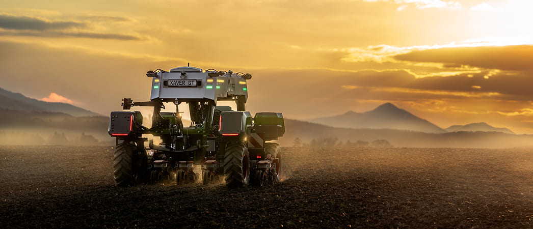 Автономный трактор-робот Fendt Xaver GT