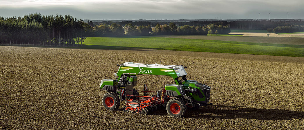 Автономный трактор-робот Fendt Xaver GT