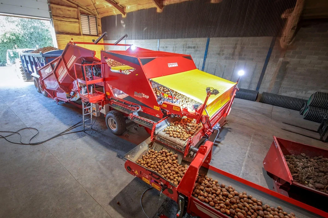 Обновленная система очистки GRIMME MultiSep для бункерных жаток серии RH 24