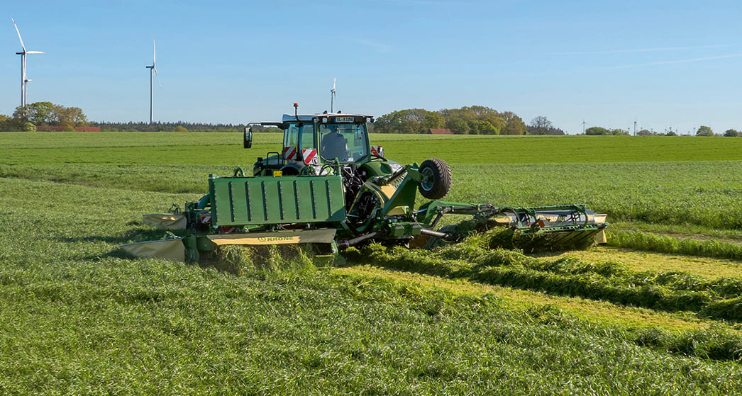 Комбинация косилок KRONE EasyCut B 1250 CV Fold Collect