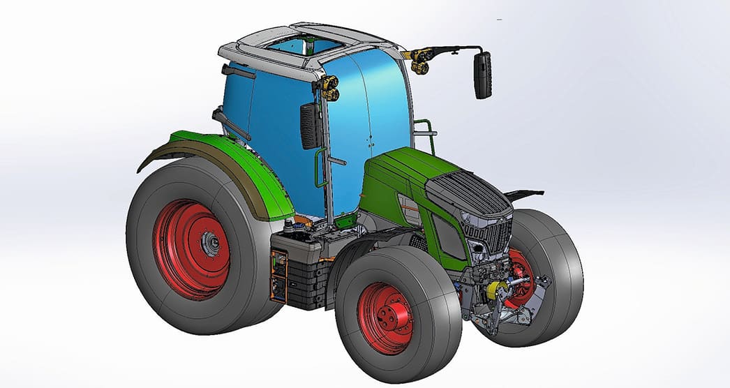 Электрический трактор Fendt E600 Electric